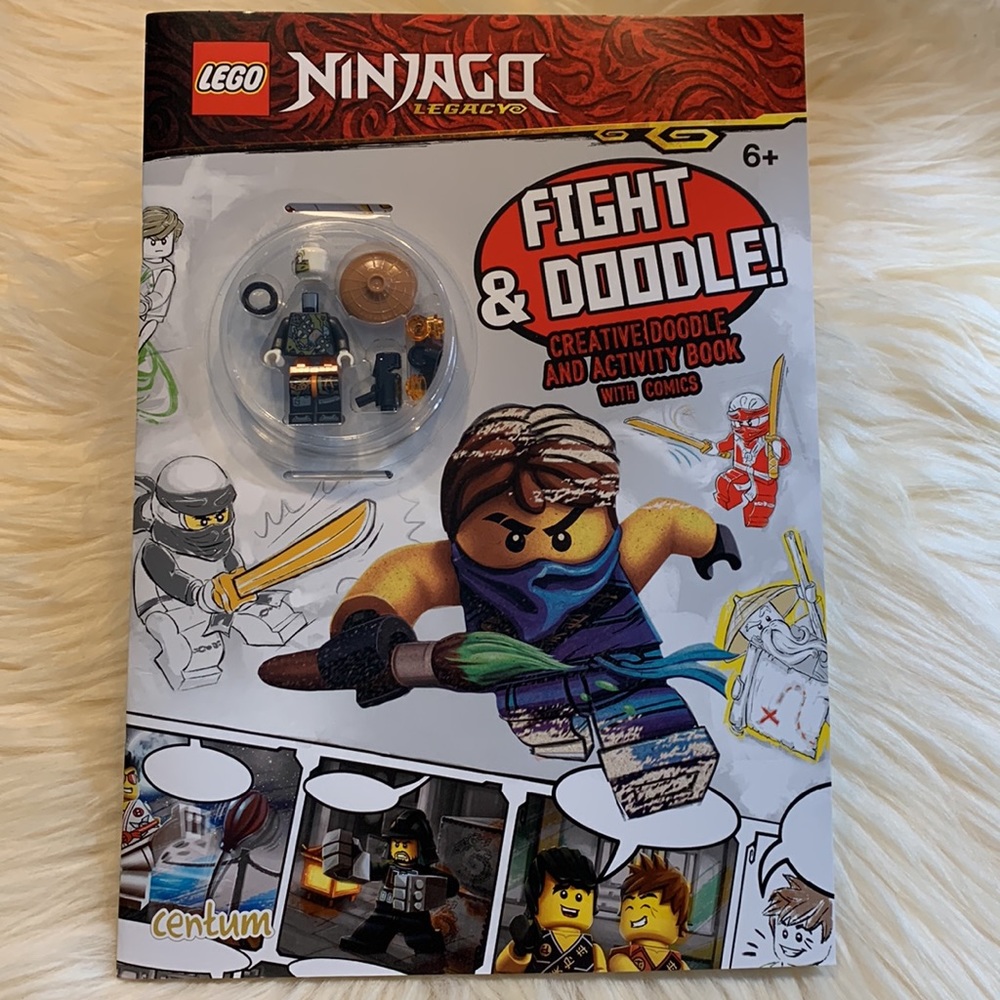 SALE!! Lego activity book with mini figure.